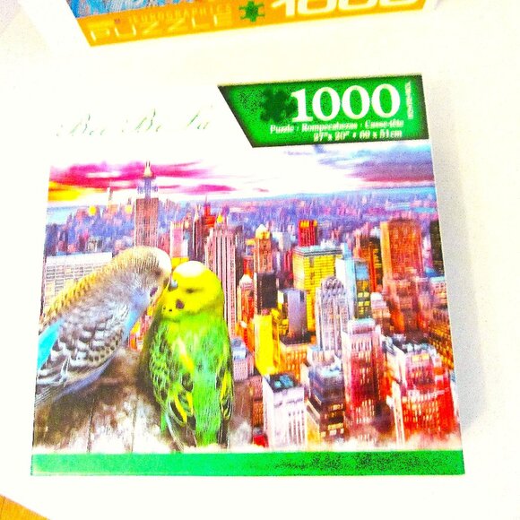 Venice Italy,Indian Pillows,BeiBiLa love Parrots High End 1000 Piece Puzzles Pre - Picture 4 of 12